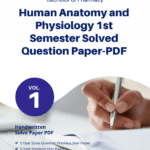 Human Anatomy and Physiology 1st semester Solved Question Paper-PDF